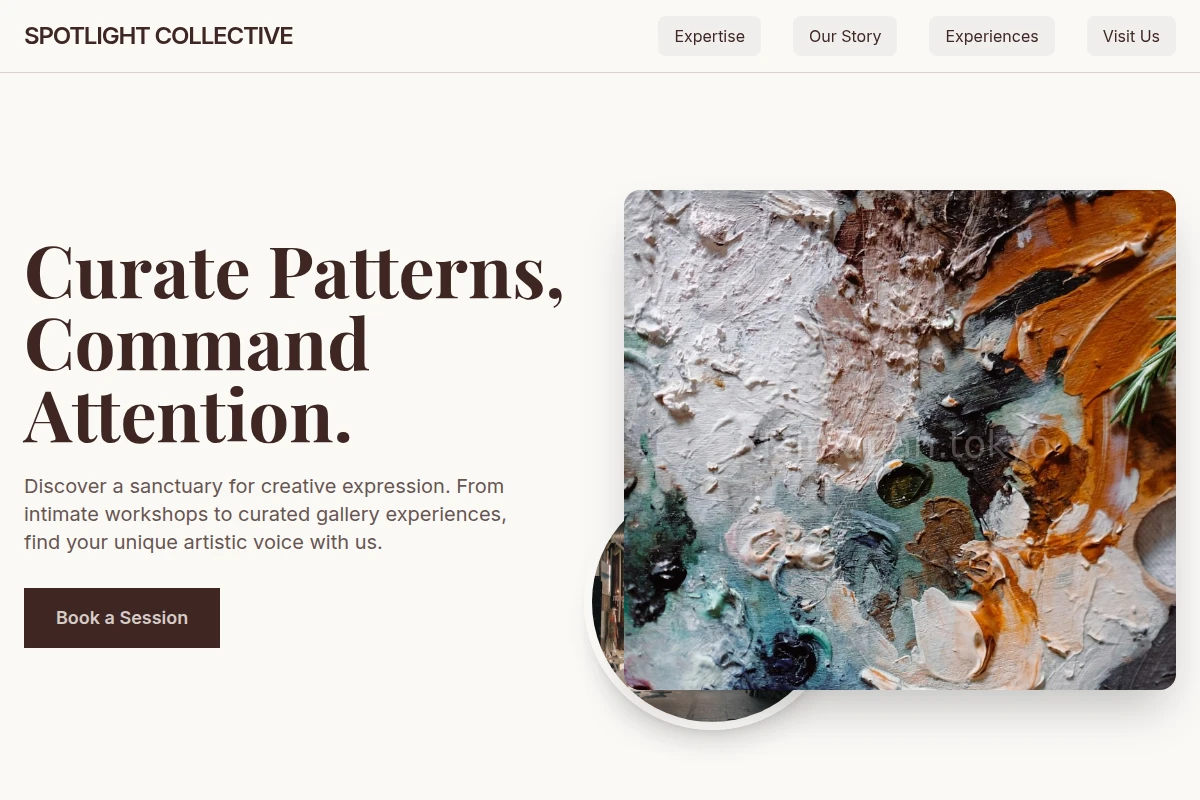 Curated Art Studio